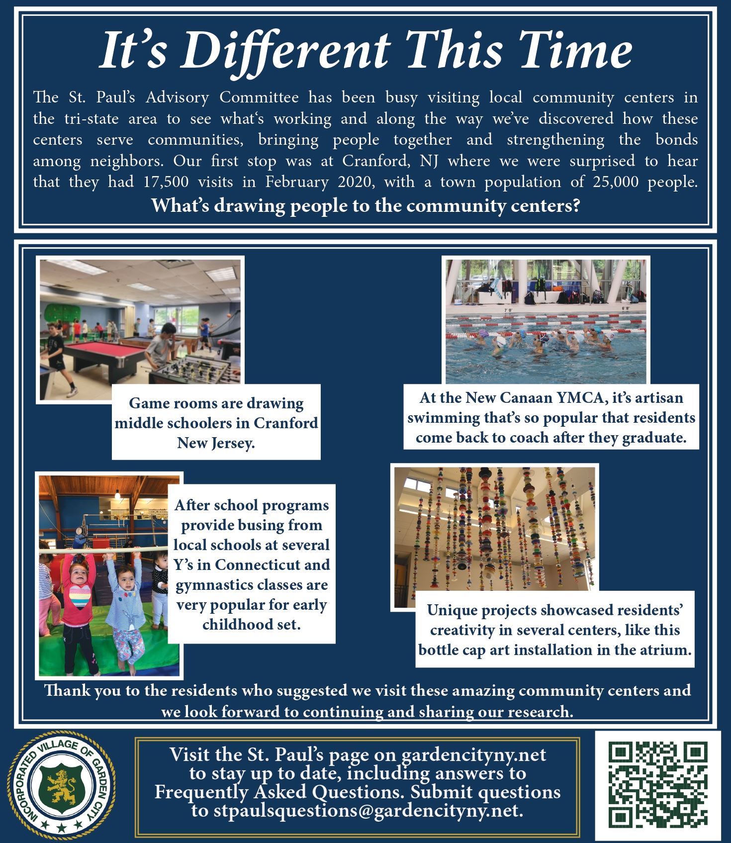 GC News St. Paul's Commitee Community Center ad