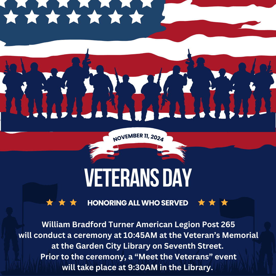 Veterans Day ceremony flyer