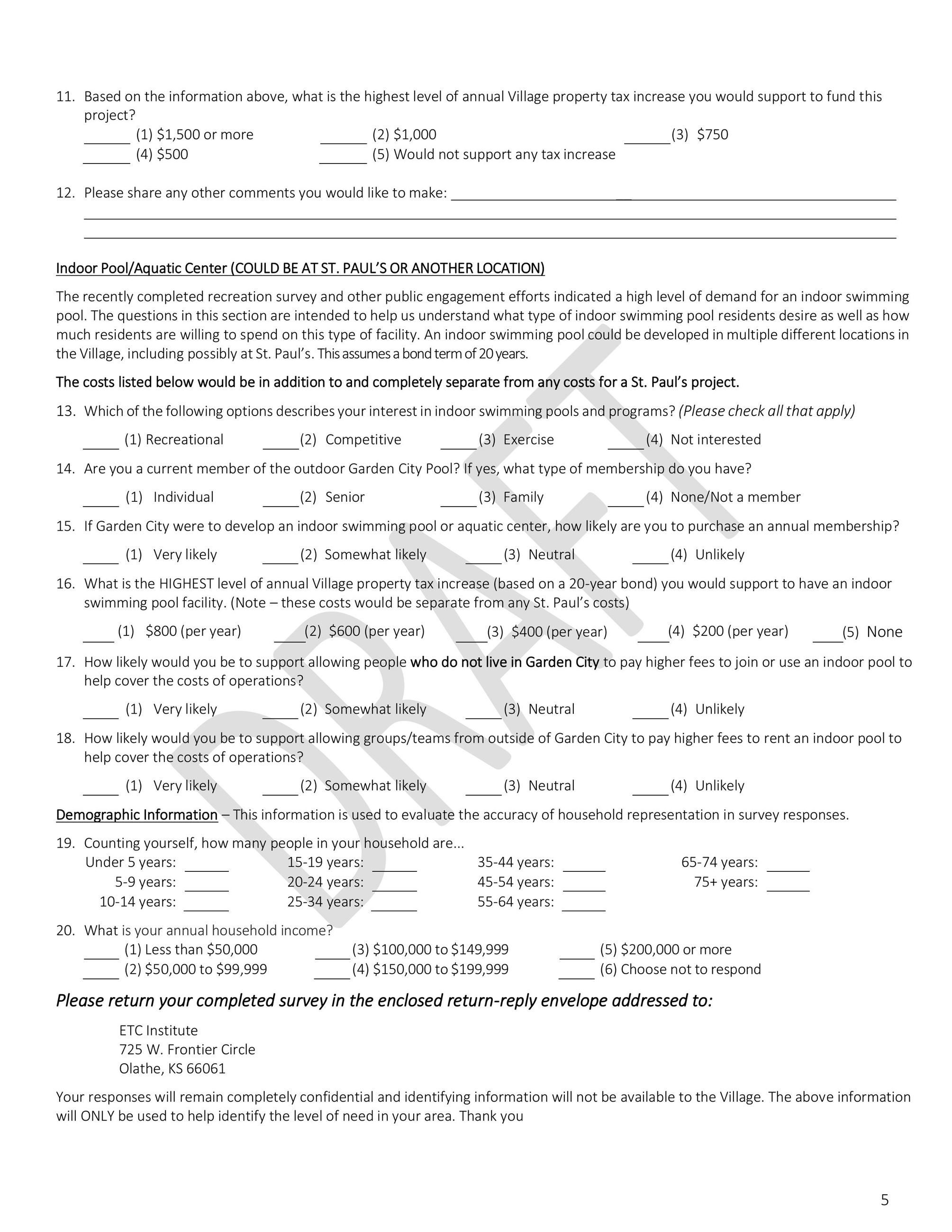 St. Paul's Survey Page 5